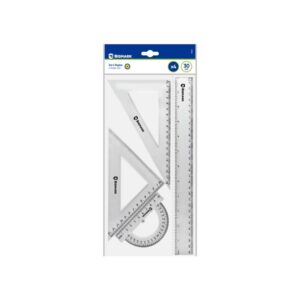 SET 4 REGLAS BISMARK HQ TRANSPARENTE (copia)